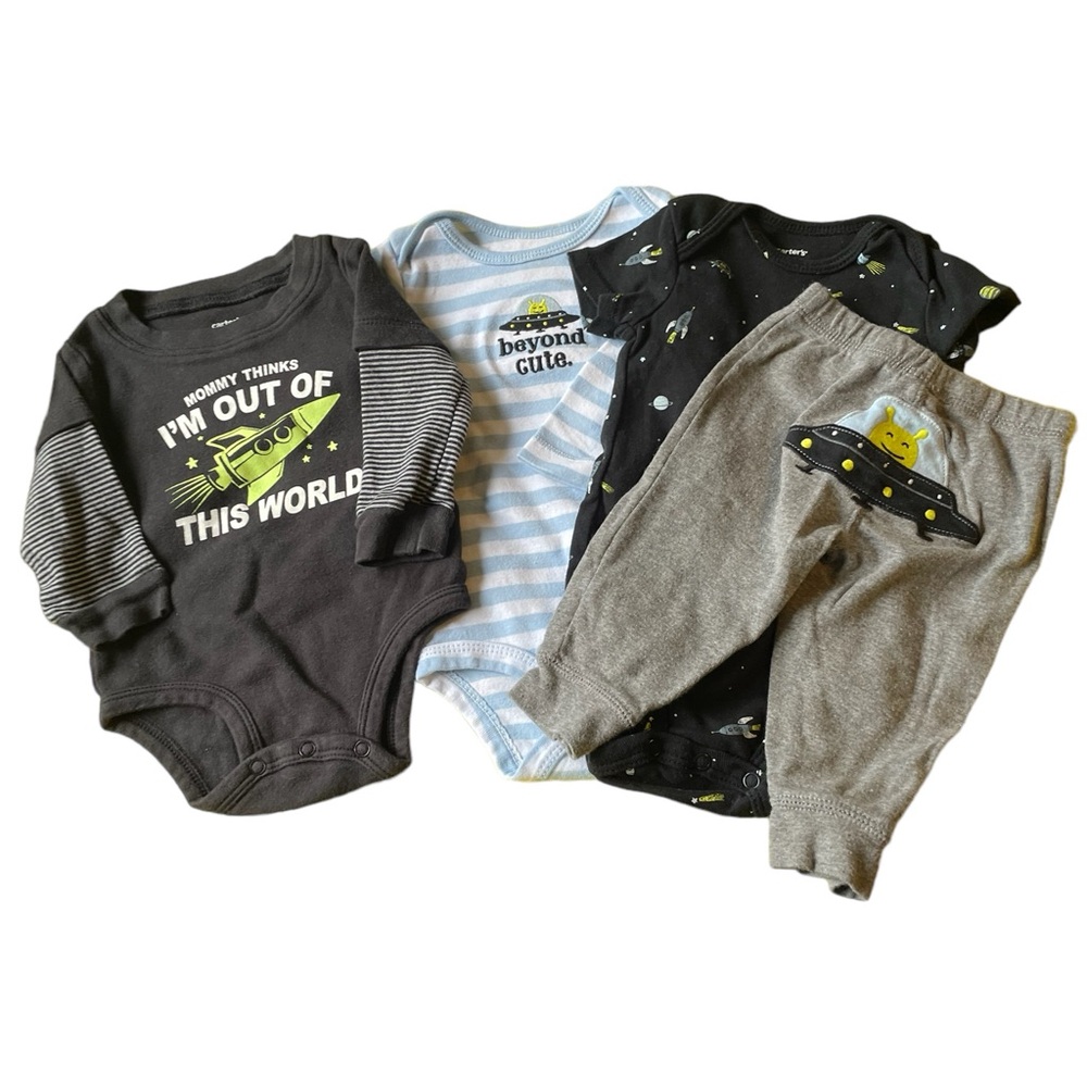 Carter’s Alien and Outer Space 4 piece Set 👽🚀